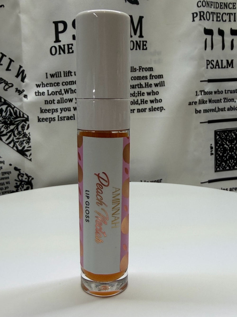 Aminnah Peach Nectar Lip Gloss 🍑